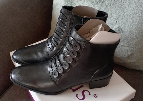 Stivali donna pelle nera - stivali,