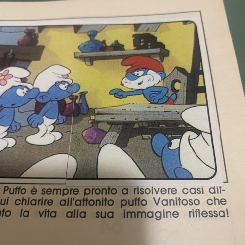 Figurina puffi album - puffi,