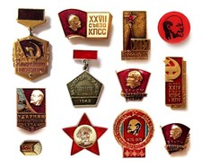 Set di 12 distintivi spilla