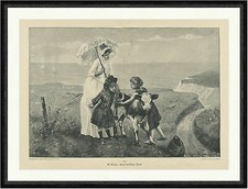 Eine mutige That Weisz Kinder Kalb Korb Spaziergang Klippen  Faksimile_C 2724