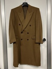 Cappotto Berry London tessuto Ermenegildo Zegna doppio petto Tg. 50 (L) cammello