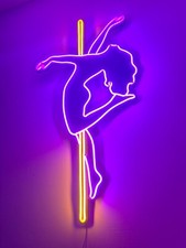 LAP DANCE Lampada a Led NEON - NEON Luminoso - NOME led - Led BASSO CONSUMO