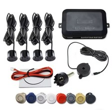 4x Sensori Di Parcheggio 22mm Auto Con Cicalino 12v Allarme Sonoro, Vari Colori