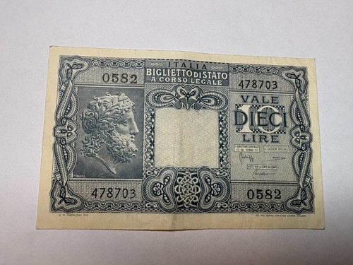 Banconota italia lire 1944 - italia,