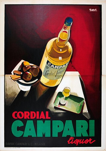 Cordial campari liquor - campari,