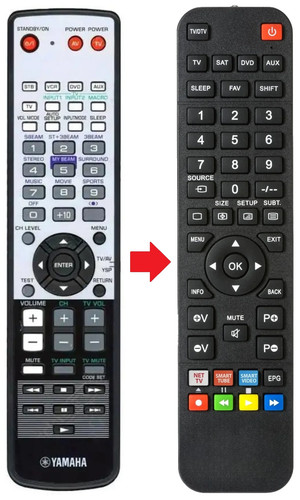 Telecomando adatto per - , yamaha