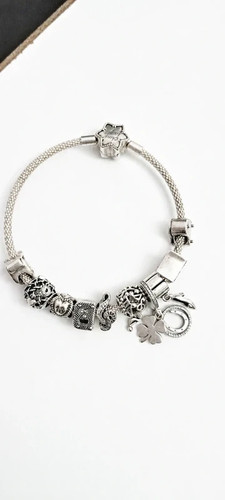 Bracciale pandora con charms - bracciale,