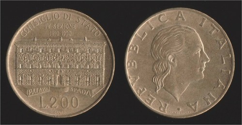 200 lire 1990 consiglio - 1990, di