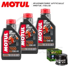 Tagliando YAMAHA Tracer 900 Gt Abs 2018 2019 2020 MOTUL 7100 10W40 + Filtro olio