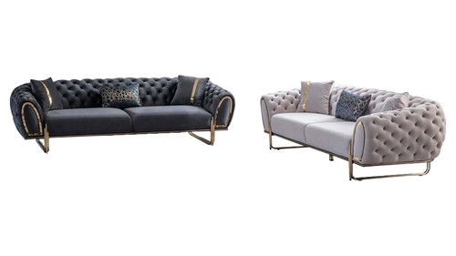 Divano chesterfield bianco - chesterfield,