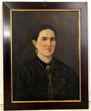 ANTICO DIPINTO OLIO TELA