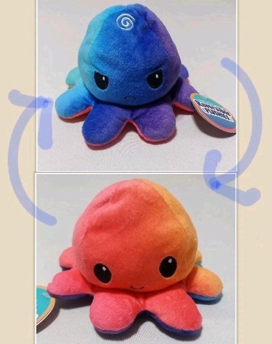 Peluche polpo reversibile
