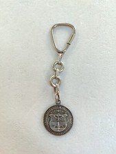 Trieste Medaglia Portachiavi in argento sigillo della città 