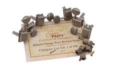 Kluson VTR -Vintage Tone Revival Ltd. Edt. Sintonizzatore linea singola ST/TE nichelato invecchiato