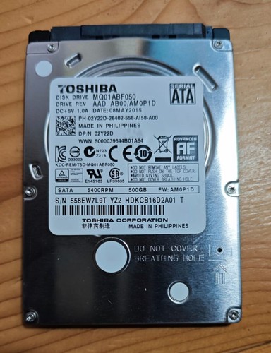 Hdd toshiba mq01abf 500gb - toshiba,