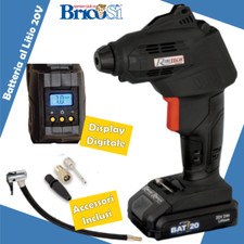 Mini Compressore Gonfiatore Portatile a Batteria Ricaricabile Litio 20V 