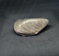 1 cozza scatolina posacenere in Argento 800