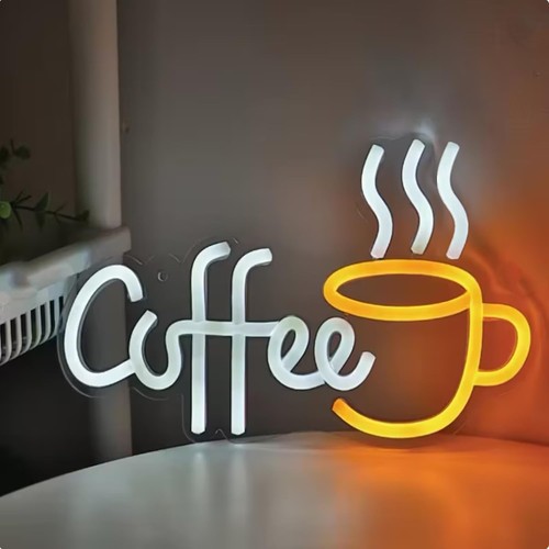 Insegna neon led caffè - neon,
