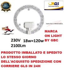 Circolina LED  calamita 18w=120W LUCE NATURA sostituisce il neon circolare 22w