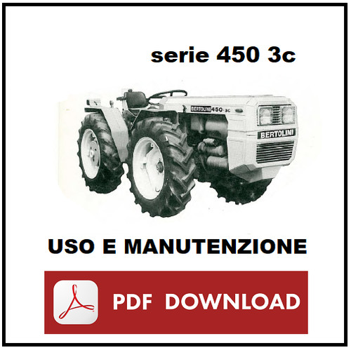 Bertolini 450 manuale uso - 450,