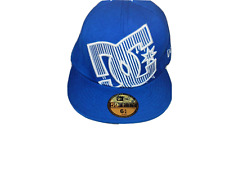 Cappello berretto DC SHOES NEW ERA 59 Fifty vintage anni 2000 street flat 6 3/4 blu, bianco