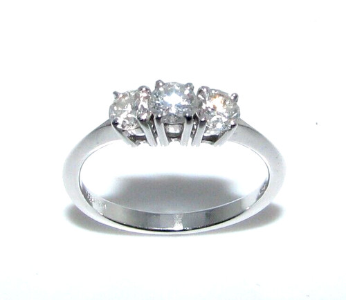 Anello trilogy diamante - anello, in