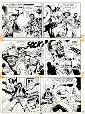 GIOVANNI TICCI - Tavola originale Tex n.298 "Territorio Nemico" p.38