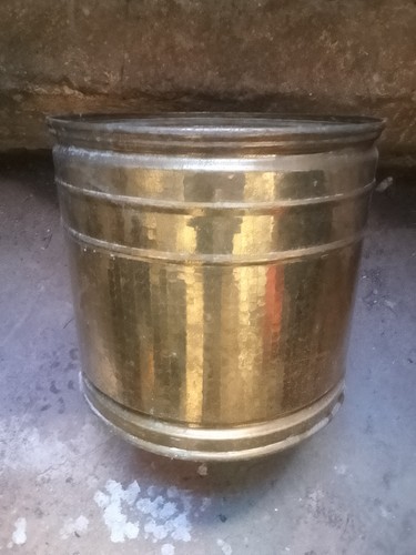 Porta vaso ottone - vaso, in