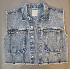 Gilet jeans bambina 8-9 anni