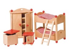 Camera Bambini, mobilia di