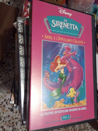 Vhs sirenetta ariel e - vhs,