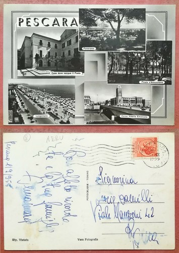 Pescara vedute 1955 - pescara,