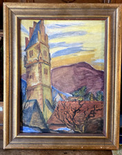 Castello Torre Dipinto Chiesa