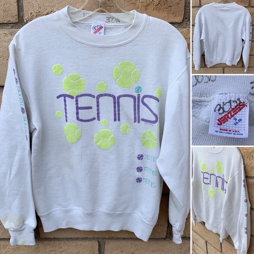 Felpa tennis vintage grafica