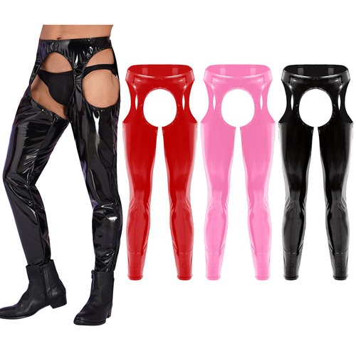 Collant uomo pvc pelle skinny - uomo,