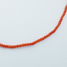 Filo collana corallo - corallo, 2