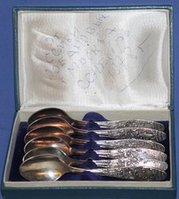 Set vintage 6 cucchiaini da