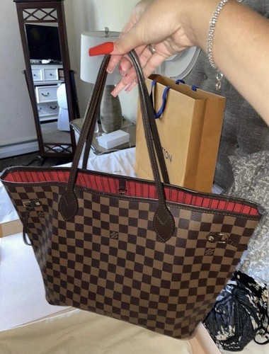 Louis vuitton neverfull red - louis,