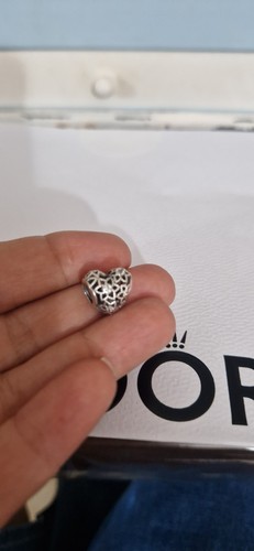 Charm pandora cuore fiore - pandora, in