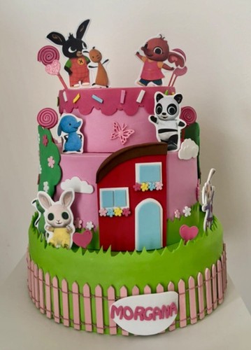 Torta scenografica bing - torta,