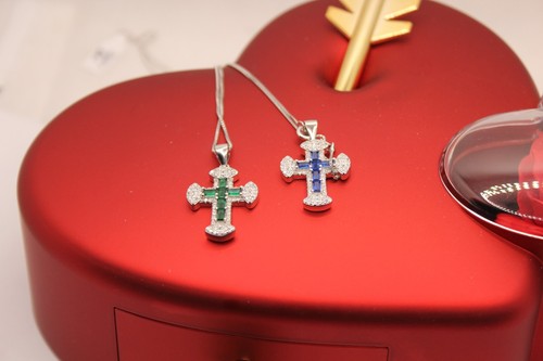 Croce argento donna - croce, stilizzata