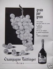 PUBLICITÉ 1962 CHAMPAGNE