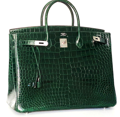 Hermès birkin verde vert - hermès,