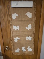 Runner da tavolo Rachel Ashwell shabby chic iuta pasquale primitivo 14 x 72" nuovo