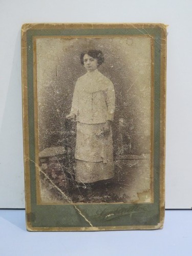 Antica foto signora gabinetto - antica,