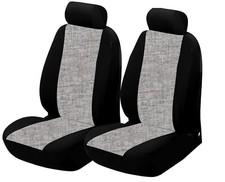 COPPIA COPRISEDILI AUTO ANTERIORI UNIVERSALI IN COTONE 