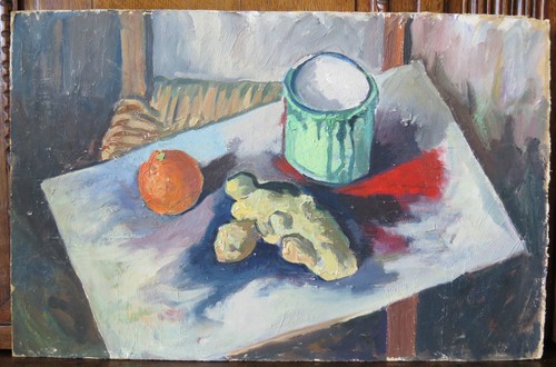 Antico dipinto olio - antico,
