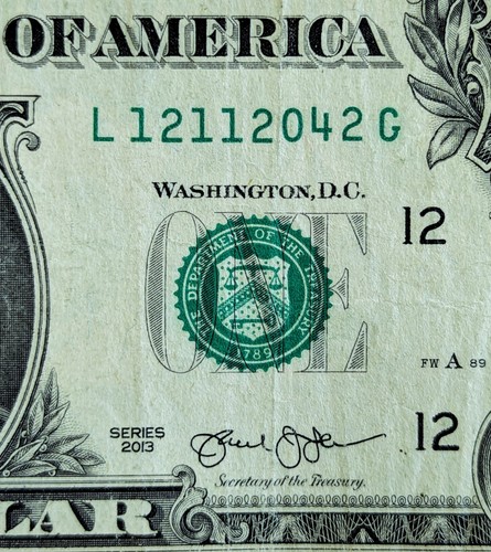 Banconota dollaro 2013 - da, 1