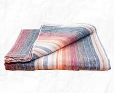 COPERTA DOPPIA IN LANA DI ALPACA DELL'ECUADOR