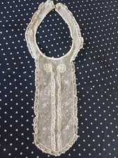 Col Jabot Ancien Dentelles